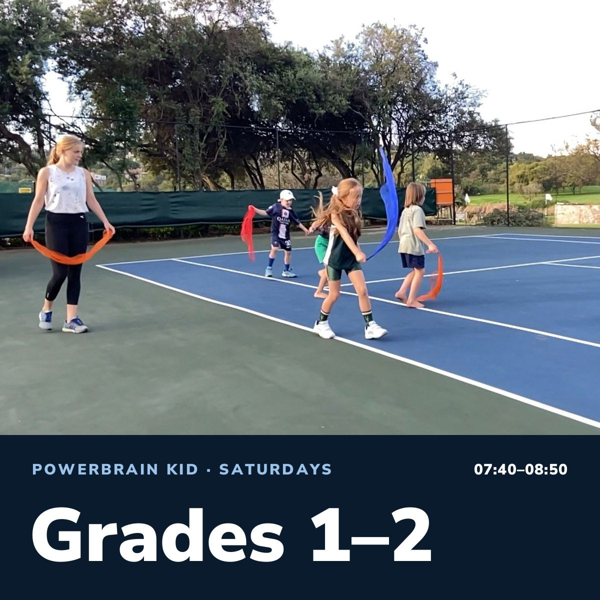 Powerbrain Kid, Grades 1–2, Saturdays 07:40–08:50
